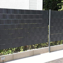 LARS360 65m x 19cm con 30 Strisce Fascette Visione Protezione PVC Paravista Frangivento Oscurante Protezione per Giardini e steccati Recinzione, Colore Nero