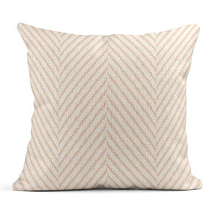 Kinhevao Cuscino di tiro Rosa a Spina di Pesce Chevron Modello Astratto di Base Colore Brillante Effetto Lino Cuscino Cuscino Decorativo per la casa