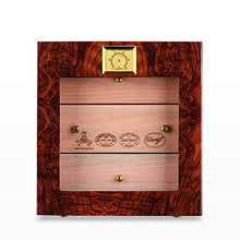 GLF Caso Cigar Box Cigar Humidor - Regalo di Natale di Lusso Gabinetto Cigar Humidor Storage Box Wirth Alta Lucida in Legno con Free igrometro e ampHumidifier mantenerlo Fresco Set Regalo di Lusso