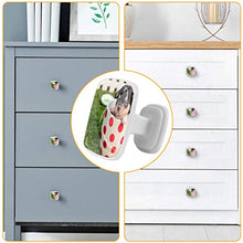 Set di 4 maniglie rotonde per armadio da cucina, credenza, cassettiera, cassettiera, con viti, per cucina, comò, armadietto, bagno, armadio e cane animale