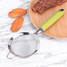 UPKOCH Setacci da Cucina in Acciaio Inossidabile a Maglia fine con Manici in plastica Antiscivolo Misura 10 cm