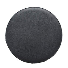 tianmen, Copertura Rotonda per Sgabello da Ufficio, in Ecopelle, Resistente all'Usura, per Bar, librerie, ristoranti, Nero, 40 cm