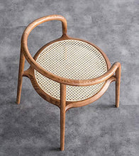 WNN Rattan Sedia Semplice Sedia Balcone circostante di Legno Solido Sdraio Nordic Divano Sedia Poltrona Singola URG
