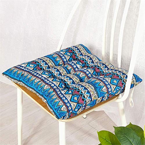 Pillowcase 2 Confezioni di Cuscini Quadrati per sedie, Cuscini Antiscivolo, Cuscini per sedie in Cotone e Lino, Cuscini Decorativi, per Uso Domestico in Giardino (# 7,45 * 45 cm)