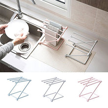 Brussels08 - Portasciugamani pieghevole da cucina, da bagno, da scrivania, da cucina, colore: grigio