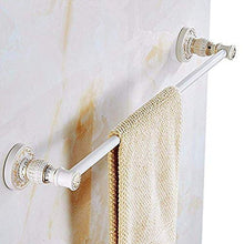 PYROJEWEL cremagliera Mensole for Bagno Scaffale Rack Barra di Sospensione Singolo palo Bianco Un Rack Ciondolo Bagno Hardware mensola da Bagno