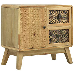 SKM Credenza Marrone 60x30x56,5 cm in Legno