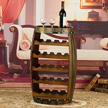 JXXDQ Wine Rack Domestica Bar Barilotto di Vino Rack 23 Bottle Rack Oak Effect Free Standing