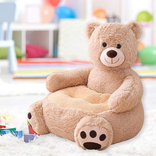 Domybest Copridivano per Bambini Senza Imbottitura Interna Seduta per Bambini in Peluche Poltrona per Bambini Morbida Divano per Bambini