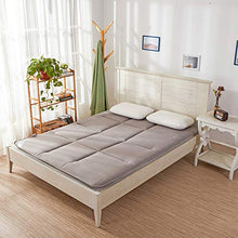 Pieghevole Materasso Tatami Stuoie Bed Ground Materasso Letto Futon Matrimoniale Dormitori Campeggio Firm Cotone Futon Portatile Fodera/Blue / 180x200cm