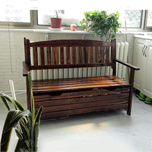 AIOEJP Armadietto da Giardino Esterno Esterni in Legno Scatola Portaoggetti Portico Anteriore E Posti A Sedere All'aperto con Maniglie Portatili per Giardino