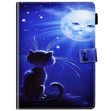 Herbests Compatibile con Samsung Galaxy Tab S5e 10.5 2019 (T720/T725) Cover Ultra Sottile Leggero Cover Case Protettiva in Pelle PU Custodia con Funzione di Supporto,Gatto