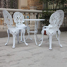 Tavolo e sedia da esterno in alluminio pressofuso set tavolo e sedia da balcone, combinazione di tavolo e sedia per il tempo libero set di mobili da giardino balcone tavolo da pranzo e sedia, mobili