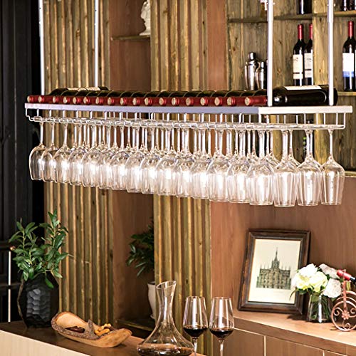 JHGJBJ Semplice ed Elegante Vino Europeo Vino Rack impiccagione di Alta qualità del Supporto della cremagliera Bicchiere di Vino Verso Il Basso Upside Utilizzato in ristoranti, Bar, Case, ECC