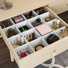 Cabilock 5Pcs di Divisori per Cassetti Combinabili di Divisori per Cassetti Cassetto Griglia di Divisori Cassetto Partizione Combinazione Libera di Stoccaggio Spacer per La Biancheria