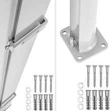 TecTake Tende da Sole paravento Laterale frangivento Estensibile Corpo e Assistenza Post Interamente in Alluminio - Disponibile in Diversi Colori e Diverse Misure - (Beige | 200x300cm | No. 401532)