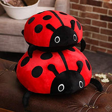 Yfkjh Beetle Seven Star Ladybug, bambola sdraiata Ragdoll bambola cuscino regalo per bambini 60cm0.78KG rosso