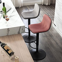 Duhome 2X Sgabelli da Bar in Velluto Regolabile in Altezza Girevole Design Unico Selezione Colore 828, Colore:Rosa, Materiale:Velluto