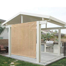 Frilivin Tenda Parasole in Rete per Proteggere la Privacy, Resistente al Calore, Protezione UV del 90%, per Gazebo, Patio, Giardino, Serra, fienile, Recinzione, Colore Beige (2x4m)