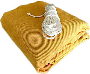 KANULAN Balcone Schermo frangivento Rete for Qualsiasi Tempo Tessuto 250GSM Shading Tasso 96% Decorativi Recinzioni for Piscine Giardini (Color : Beige, Size : 0.9x6m)