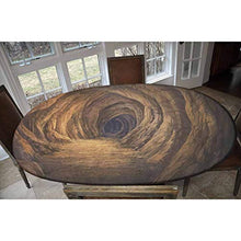 LCGGDB - Copritavolo elasticizzato in poliestere con motivo geologico antico a tunnel sotterraneo con cancello oblungo/ovale, per tavoli fino a 121,9 cm di larghezza x 172,7 cm di lunghezza.