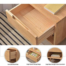 Bels Mobili Pronti assemblati, Camera da Letto Laterale Solida Protezione Ambientale con cassetti, semplici cassetti a Bordo del Letto Oak Semplice e Multifunzionale