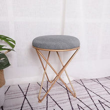 LILICEN 30% 1b Soggiorno Sofà Poggiapiedi Sgabello Sgabello Trucco Sgabello Sgabello Stile Europeo Iron Art Shoes Shoes Bench Camera da Letto Tavolino e Sedia (Color : Color)