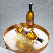 Vssictor - Portabottiglie in plastica, impilabile, per bottiglie di vino, per piani di lavoro della cucina, piano di lavoro, dispensa, frigorifero