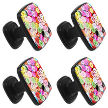 Bottoni colorati 4 PCS Pomelli per Porta, Pomolo per Mobile, Pomelli per Mobili con Viti, Maniglia per Armadietto, Pomelli per Porta, Pomelli per Cassetti per Porta, Armadio, Cassetto e Credenza