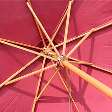 Parasol YXLZ Ombrellone in Legno Idrorepellente Ombrellone da Giardino terrazza Patio Crema