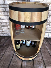 Barile in legno sbarra armadietto per vino 81 cm Cantinetta Botte Tavolo Portabottiglie Piano Interno - Bar vintage