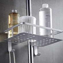 AINIYF Bagno Bagno Doccia Mensola Bagagli a Parete Rettangolare 2 Tiers Europea Retro Style Brass Bagagli Rack Punch di Installazione, 2 Formati (Dimensioni: 35x14x15cm)