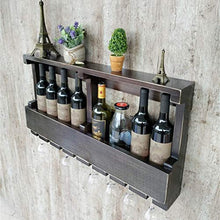 BINGFANG-W Wine Rack Legno a Parete Cabinet, Bottiglia di Champagne Bagagli Mensola Supporto dell'esposizione Portavini