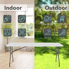 Tavolo da Picnic all'aperto Tavolo da Campeggio all'aperto da Tavolo Pieghevole 6ft per Giardino, Spiaggia, Campeggio, Picnic, cookouts, Festa BBQ Party Table (Color : B)