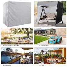 Eurobuy Patio Altalena Pieghevole Della Copertura Impermeabile Durevole Amaca Altalena Aliante Copertura 67X63x47 Pollici All Weather Protezione Esterna Mobili da Giardino Copre