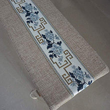 Cuscino per panca in lino addensato, cuscino per sedia lungo in spugna con lacci, cuscino per divano da patio, cuscino per sgabello, imbottitura per sedile esterno sostenibile D 30x150x3 cm