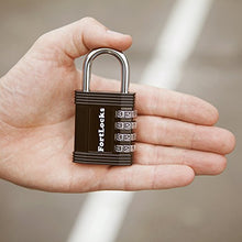 Set Lucchetti Fortlocks – Lucchetto Combinazione A 4 Cifre Per Palestra E Armadietto – Robusto, Ripristinabile, Imposta La Tua Combinazione – Impermeabile E Resistente Alle Intemperie 1 Neri