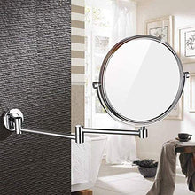 LBWARMB Trucco Specchio con luci Specchio per Il Trucco Specchio cosmetico da 8 Pollici Pieghevole Pieghevole 3X Specchio ingranditore (Colore: Argento Dimensioni: 8 Pollici 3 x) per Il comò da Bagno