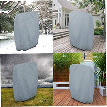 Coperture della sedia sedile ribaltabile copertura Giardino Outdoor antipolvere impermeabile resistente per Prato mobilia del Patio Grey