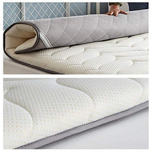 Futon Tatami - Tappetino per materasso da pavimento giapponese per studenti Tatami, tappetino pieghevole, antiscivolo, tappetino tatami, spesso pieghevole, 120 x 200 cm