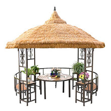 HLZY Gazebo da Giardino Gazebo for Patios con scrivania, Backyard Gazebo del baldacchino Esterna Padiglione Garden Courtyard Canopy, for Patio Giardino Bar a Bordo Tettoia da Esterno