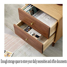 GXT WGZ- Comodino Camera Locker, Camera da Letto Comodino, Soggiorno Locker, Living Room Divano Fianco del Mobile (Color : Walnut Color)