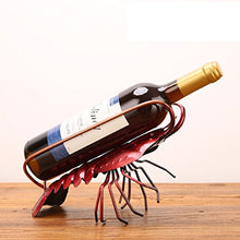 Lxlxq Cremagliera del Vino di Stile dell'aragosta del Ferro battuto Creativo Decorazione Domestica Pratica