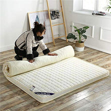 Futon Materasso, Materasso da 7 cm Materasso in Flanella addensata Letto bifacciale di Design materassi Rigido e Morbido Mattress per Quattro Stagioni,Blue,120 * 200cm/47 * 79inch