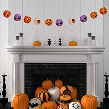 ARTFFEL Vola Halloween luci della Stringa LED Lanterna di Carta Spider Skull Zucca Bat Rotonda di Carta Cinese Lanterne Luce for la Decorazione Halloween Party .Compleanno