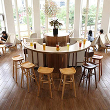 XHCP Bancone da Cucina Sgabelli da Bar Sgabello da Bar in Legno con poggiapiedi Seggiolone Casual Moderno per la casa per bancone Caf & eacute; Kitchen Breakfast Pub, 3 Colori - (altezz