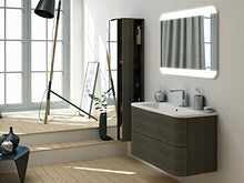 Bagno Italia Mobile arredo bagno 80 cm 2 cassetti lavabo mineralmarmo bianco rovere soft arredi I