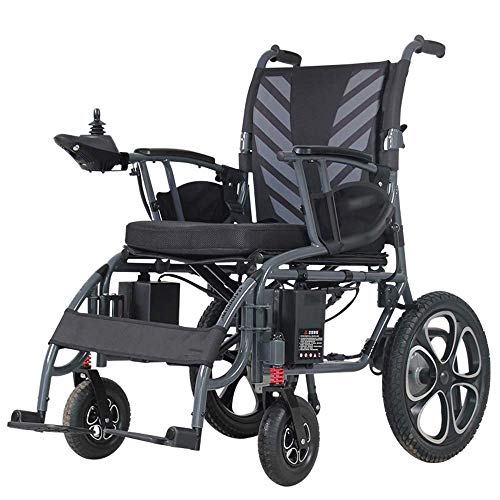 FTFTO Accessori per la casa Anziani Disabili Pieghevole Portatile Travel Powerchair Aiuto per la Mobilità in Sedia a rotelle elettrica 6Mph