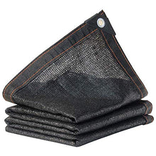 Telo Ombreggiante, Schermatura for Recinzione Privacy con Gommini di Protezione - Copertura for Schermo for Recinzione Solare for Balcone, Patio, terrazza - Nero (Size : 10m x 10m)