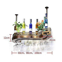 Portabottiglie per Vino Moderno in Metallo portabottiglie portabottiglie per Vino - portabottiglie per Vino da Appendere, portabottiglie per Vino Alto, portabottiglie da cucina-80x30cm